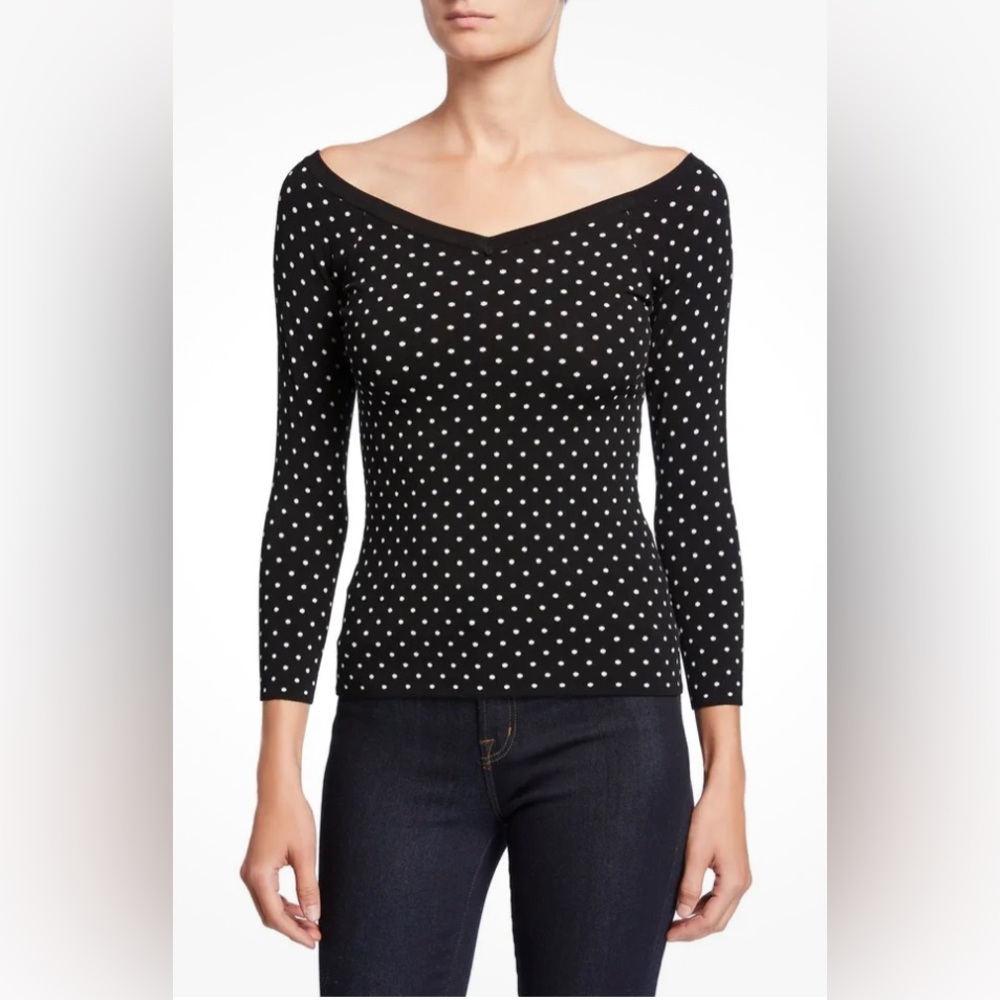 Milly Micro Dot Sweater Size Small